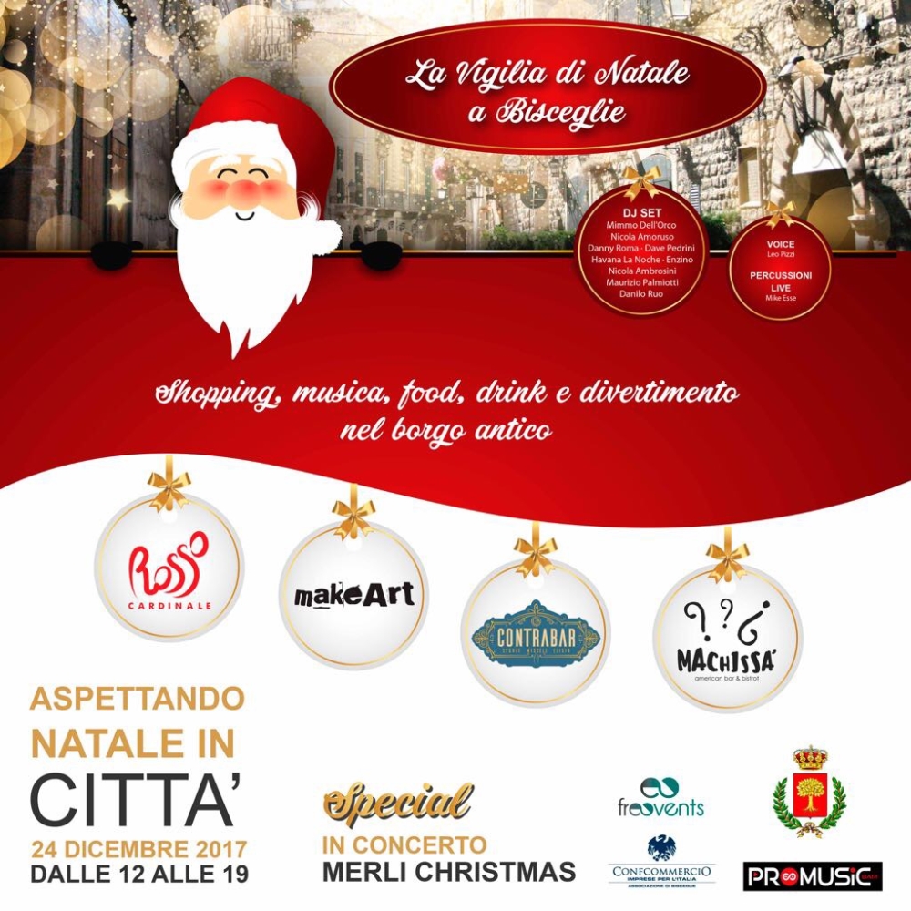 Aspettando Natale Immagini.Quindici Molfetta La Vigilia Di Natale A Bisceglie Aspettando Natale In Citta